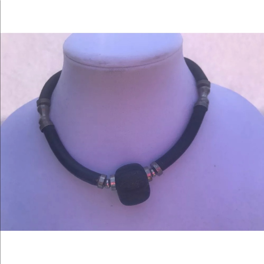 egyptian look Collar Necklace black Choker